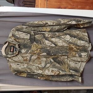 Outfitters Ridge Mens‎ Camoflauge Shirt Button Up Pockets Sz L EUC